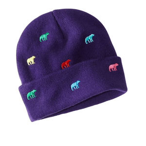 Gorros con Logotipo 3D Impreso para Deportes al Aire Libre, Gorros Impermeables para Esquí y Running Hechos de Mezcla de Lana - Product Image 1