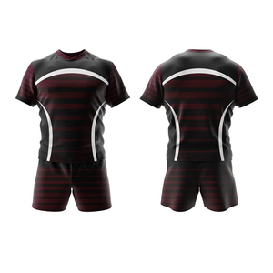 เครื่องแบบรักบี้เสื้อเจอร์ซีย์และกางเกงขาสั้นรุ่นใหม่สวมใส่สบายและมีคุณภาพดี - Product Image 5