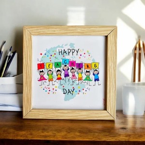 Premium Quality Wooden hand carved Table top and <b>Wall</b> hanging <b>photo</b> <b>frames</b> in Natural colors - Product Image 5