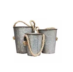 Nouvelle conception forme personnalisée Pot de fleur Design élégant décor à la maison décoration de jardin plateaux avec poignées - Product Image 5