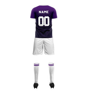 Camiseta de fútbol de poliéster 2025, conjunto de uniforme de fútbol por sublimación transpirable con precio de corte automatizado, uniforme de fútbol, servicio OEM - Product Image 2