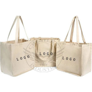 Sacs de courses personnalisés à compartiments imprimés avec poignée en corde, sac à bandoulière en nylon pour une utilisation en toutes saisons - Product Image 1