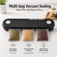 60kPa 110W 28cm 3.3L/min 86C Steam scellage multi-sacs cuisine alimentaire machine sous vide soudeuse emballage alimentaire