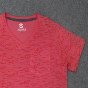 Camiseta de gran tamaño 100% de algodón personalizada para hombre, camiseta de talla grande y alta con logotipo frontal, camiseta ajustada informal de estilo holgado para hombre - Product Image 5