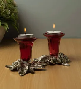 Khajur Design Decorative <b>Candle</b> Holder Iron Metal <b>Tea</b> <b>Light</b> - Product Image 2