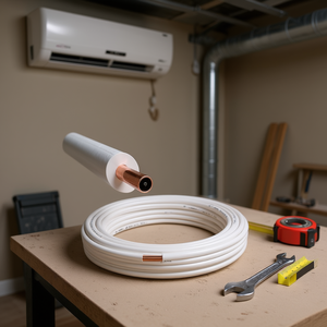 Rollo de 20m de Tubería de Cobre Aislada de 3/8, 1mm de Espesor, para Aire Acondicionado - Product Image 3