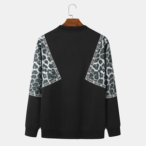 H & M เสื้อกันหนาวมีซิปคอเสื้อสเวตเชิ้ตแขนยาวลำลองสำหรับผู้ชาย