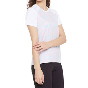 Camisetas Deportivas Transpirables para Mujer, 100% Algodón, MOQ Bajo, Colores y Tallas Personalizables, Ropa de Verano para Exteriores - Product Image 4