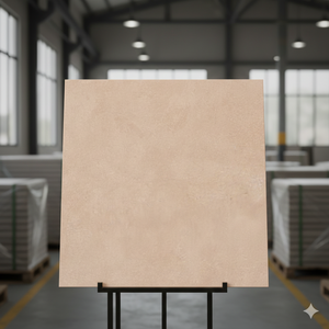 Azulejos de Porcelana Asta Crema de 600x600 mm con Acabado Mate para Pisos Interiores y Acabado Brillante para Paredes - Product Image 1