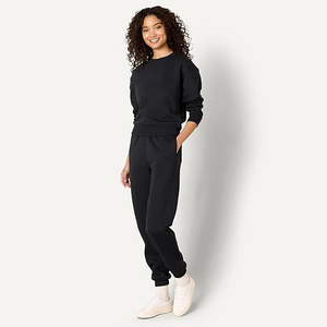 Sudaderas de Mujer de Algodón Suave, Cómodas y Flexibles, Estilo Urbano, Holgadas, de Manga Larga, con Hombros Caídos, Cálidas - Product Image 5