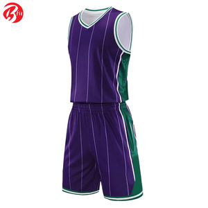 Conjuntos de uniformes de baloncesto de sublimación completa de alta calidad BSCI poliéster ropa deportiva transpirable de talla grande Compatible impreso - Product Image 4