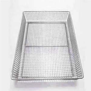 Cestas de malla de alambre duraderas 316 para esterilización manual de instrumentos quirúrgicos, médicos y dentales de clínica - Product Image 1