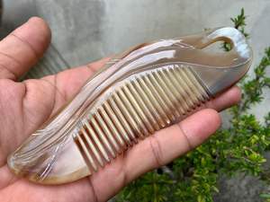 Venta al por mayor peine de búfalo y cuerno de buey peine negro marrón elegante y último diseño con plegado para fabricante fresco por HF CRAFTS - Product Image 5