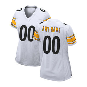 Nouveau maillot de football américain de meilleure conception pour hommes et maillot de football imprimé personnalisé vierge et respirant personnalisé - Product Image 6