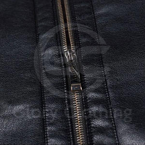 แจ็คเก็ตหนังผู้ชาย สไตล์ยอดนิยมสำหรับฤดูใบไม้ร่วง แจ็คเก็ตหนังผู้ชายขายส่ง แฟชั่นเท่ห์ ซิปหนัง PU แจ็คเก็ตผู้ชาย - Product Image 4