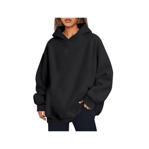 Sweat à capuche unisexe coupe ajustée Sweat-shirt épais à col ras du cou en coton Super Soft Fleece Crewneck Sweatshirt Top Quality - Product Image 6