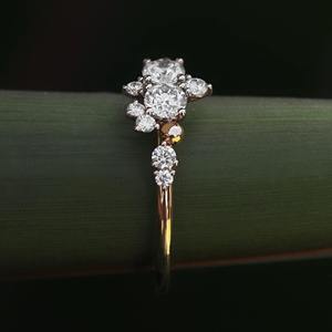 Anillo de Compromiso con Diamante Cultivado en Laboratorio de Corte Redondo de 1.00 Quilates, Claridad VS1, Anillo de Boda de Oro Amarillo, Certificado GIA, Joyería Fina S - Product Image 6