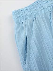 Chemise à fleurs décontractée à manches courtes et coupe ample pour homme, tissage tricoté respirant, style décontracté pour les vacances à la plage - Product Image 2