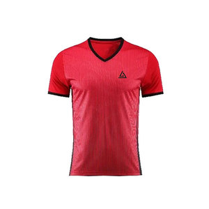 Maillot de football à manches courtes respirant sublimé en couleur personnalisée - Product Image 1