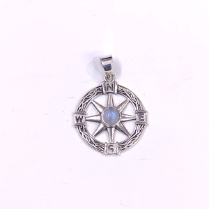 จี้พลอยเทอร์ควอยส์925เครื่องประดับทำมือเงินสเตอร์ลิงออกแบบอย่างดีสำหรับผู้หญิงเครื่องประดับจี้เงินขายส่งจำนวนมาก - Product Image 4