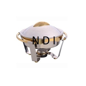 Équipement de restauration de fête de mariage de luxe chauffe-plats chauffe-plats avec support de brûleur présentoir d'aliments chauds chauffe-plats - Product Image 1