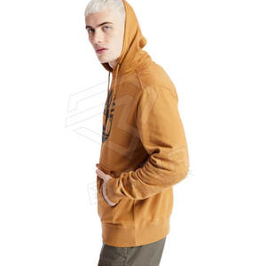 Sudadera con Capucha Térmica de Invierno para Hombre, Diseño OEM, 100% Algodón, Logotipo Personalizado, Impermeable, Ecológica, con Bolsillos, de Alta Calidad y Secado Rápido - Product Image 3