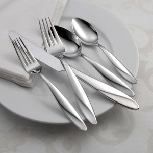 Metal Cutlery Set With Different finishes offering sleek appearance kitchens homes restaurants cafes modern dining <b>spaces</b> - Product Image 6