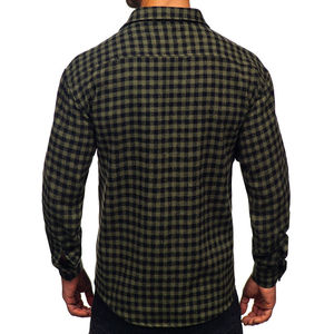 Camisa de franela para salidas casuales en patrón a cuadros en blanco y negro con camisa de motocicleta certificada CE con armadura para agregar - Product Image 6