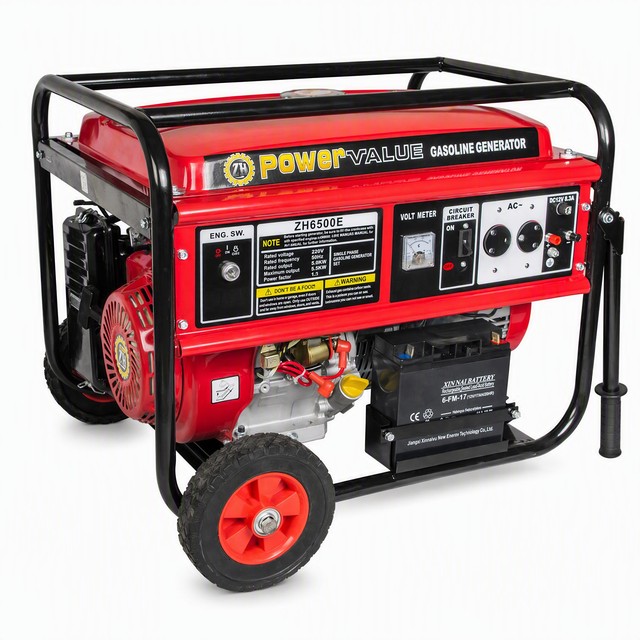 Power Value 6000w 6kw 6 Kva AC Single Phase Generator for Sale