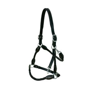 Cabestro de caballo de cuero de estilo inglés, cuero acolchado suave marrón ligero con herrajes de latón, perfecto para montar - Product Image 4