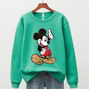 Mode féminine décontracté ample confortable sweats à col rond vêtements d'hiver décontractés sweats à vendre - Product Image 3