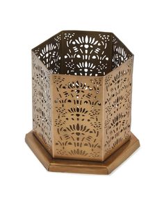 Elegant Brass Copper Decorative Candle Holder with <b>Oil</b> <b>Lamp</b> Shade Custom Fabrication Services Available - Product Image 4