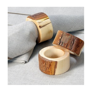Classic Design <b>Indian</b> Made Mango Acacia Wood Napkin <b>Ring</b> Wholesale Manufacturer Table Decor Acacia Wood Wedding Napkin <b>Ring</b> - Product Image 3