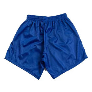 กางเกงขาสั้นตาข่ายสำหรับออกกำลังกายมีขอบสองด้านลึกมีกระเป๋าแบบธรรมดาสำหรับผู้ชายกางเกงขาสั้นผ้าตาข่ายเข้ารูปออกแบบได้ตามต้องการ - Product Image 5