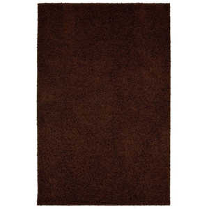 The <b>Rugs</b> Fiji Chocolate Brown Washable Solid Shaggy <b>Area</b> <b>Rug</b> <b>Set</b> 67x120cm - Product Image 4