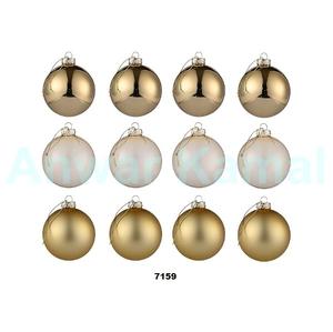 Adornos de árbol de Navidad de cristal negro, decoraciones de bolas transparentes brillantes mate para el hogar, fiesta de Acción de Gracias, regalo de vacaciones - Product Image 4