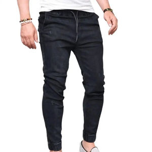 Wholesale Breathable Canvas Casual Jogger <b>Trousers</b> for <b>Men</b>-Skinny Fit Plus Size <b>Elastic</b> <b>Waist</b> Waterproof & Quick Dry - Product Image 4