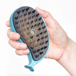 Spazzola Multifunzionale a Batteria per la Toelettatura degli Animali Domestici, Strumento in Plastica Personalizzabile per Gatti e Cani, per Districare il Pelo e Massaggiare - Product Image 3