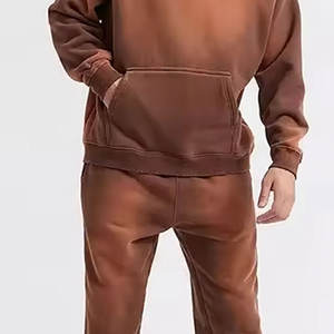 ชุดวอร์มผู้ชายแบบมีฮู้ด ดีไซน์เฉพาะตัว ผ้าฝ้าย 100% ปักโลโก้ได้ตามต้องการ ล้างสีแบบ Acid Wash ระบายอากาศได้ดี เป็นมิตรกับสิ่งแวดล้อม ขายส่ง - Product Image 5