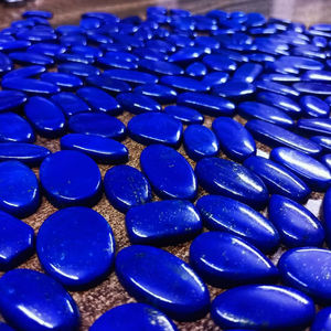 Piedras Preciosas Sueltas de Primera Calidad AAA, Cabujón de Piedra Lunar Melocotón Natural y Lapislázuli Azul para la Fabricación de Joyas - Product Image 2