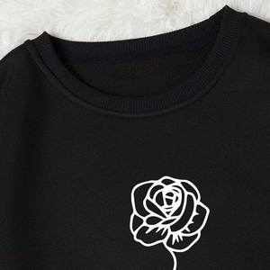 Sudadera de algodón 100% para mujer, nuevo diseño, ropa larga de invierno con cuello levantado, logotipo personalizado en la parte delantera, precio al por mayor - Product Image 5