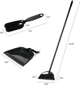 Ensemble balai et pelle O-Cedar Strong Sweep avec brosse de précision - Product Image 2