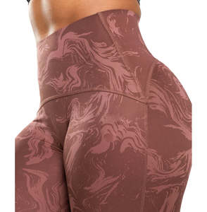 Sublimation Activewear Women's Yoga <b>Legging</b> Elastic Waist <b>Scrunch</b> <b>Butt</b> <b>Leggings</b> Fitness Workout Sportswear Tight Yoga <b>Legging</b> - Product Image 5
