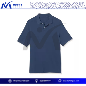 เสื้อเชิ้ตผู้ชายพรีเมียม ผ้าถัก ODM 100% คอตตอน แขนสั้นลำลอง ระบายอากาศได้ดี คอปกคลาสสิก เหมาะสำหรับใส่ในชีวิตประจำวัน ทำงาน หรือเล่นกีฬาในฤดูร้อน - Product Image 2