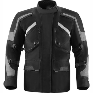 Venta al por mayor por encargo más tamaño chaqueta protectora de carreras de motos para todo tipo de clima chaquetas de motorista Cordura - Product Image 2