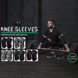 Mangas de neopreno para codo Barbell Gym Workout Soporte para codo Almohadilla de compresión Ejercicio de elevación de potencia Manga de protección de codo personalizada - Product Image 5