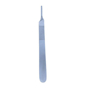 Lame de scalpel manuelle en acier inoxydable de style moderne, manche de haute qualité, instruments chirurgicaux réutilisables en argent pour la chirurgie générale - Product Image 3