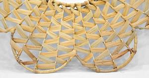 Espejo de pared de jacinto de agua tejido a mano para decoración del hogar Vintage de alta calidad en forma de flor estilo ecológico para mayoristas - Product Image 5