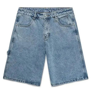 2025 meilleure vente hommes décontracté Denim Shorts à la mode Style Unique Bermuda Shorts bleu Anti-rides fonction fermeture éclair braguette fermeture - Product Image 4