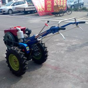 Granja Mini diesel Motocultor Power Tiller Dos ruedas Mini Tractor de mano para caminar Precios para la venta Producto - Product Image 2